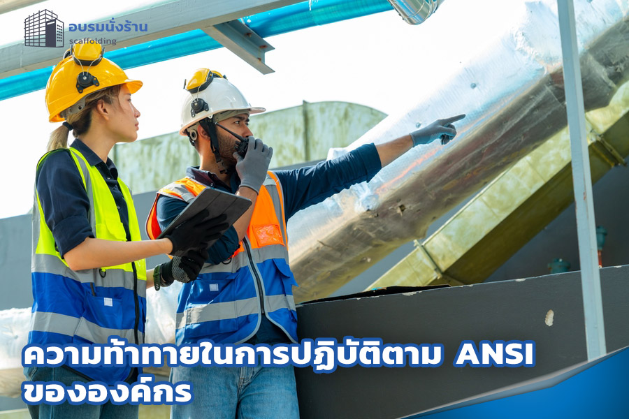 ความท้าทายในการปฏิบัติตามมาตรฐาน ANSI ขององค์กร